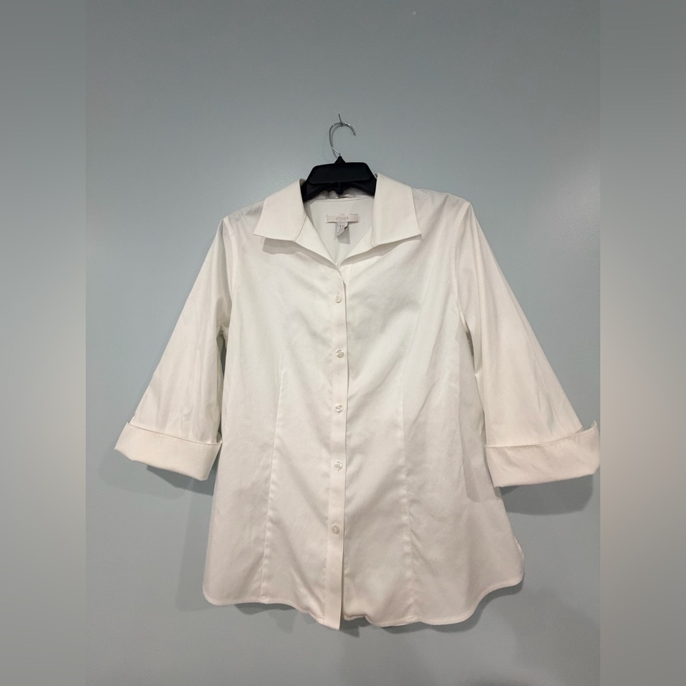 Chico’s Women’s White Blouse